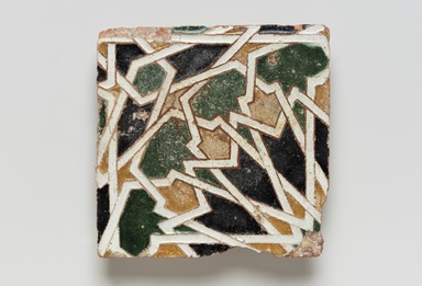  <em>Tile</em>. Glazed ceramic, 5 11/16 x 5 11/16 x 1 1/8 in. (14.5 x 14.5 x 2.8 cm). Brooklyn Museum, Gift of Nobuko Kajitani, 2005.3.1 (Photo: Brooklyn Museum, 2005.3.1_PS11.jpg)