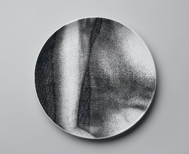 Piero Fornasetti (Italian, 1913–1988). <em>Plate, Eva</em>, ca. 1954. Glazed earthenware, 1 x 10 1/4 x 10 1/4 in. (2.5 x 26 x 26 cm). Brooklyn Museum, Gift of the Estate of Jane Adams Breed, 2005.37.14. Creative Commons-BY (Photo: Brooklyn Museum, 2005.37.14_PS2.jpg)