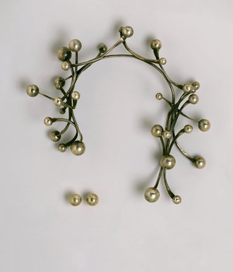 Art Smith (American, born Cuba, 1917–1982). <em>Galaxy Earrings</em>, ca. 1962. Silver, 5/8 x 5/8 x 1 in. (1.6 x 1.6 x 2.5 cm) for each earring. Brooklyn Museum, Gift of Charles L. Russell, 2007.61.20a-b. Creative Commons-BY (Photo: , 2007.61.8_2007.61.20a-b_PS2.jpg)