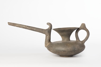  <em>Beak-Spouted Vessel</em>, ca. 800–600 B.C.E. Clay, slip, 7 5/16 x 8 1/16 x 17 5/16 in. (18.5 x 20.5 x 44 cm). Brooklyn Museum, Gift of the Arthur M. Sackler Foundation, NYC, in memory of James F. Romano, 2015.65.16. Creative Commons-BY (Photo: Brooklyn Museum, 2015.65.16_view01_PS11.jpg)