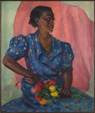 Woman with Bouquet