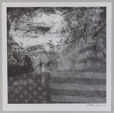 Michi Itami (American, born 1938). <em>Tsuioku</em>, 1998; published 1999, distributed 2022. Offset lithograph, sheet: 10 3/4 × 10 3/4 in. (27.3 × 27.3 cm). Brooklyn Museum, Gift of Eugenie Tsai, 2022.10.18 (Photo: Brooklyn Museum, 2022.10.18_PS20.jpg)