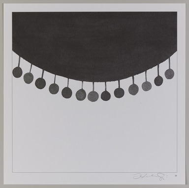 Helen Oji (American). <em>Views</em>, 1998; published 1999, distributed 2022. Offset lithograph, sheet: 10 3/4 × 10 3/4 in. (27.3 × 27.3 cm). Brooklyn Museum, Gift of Eugenie Tsai, 2022.10.35 (Photo: Brooklyn Museum, 2022.10.35_PS20.jpg)