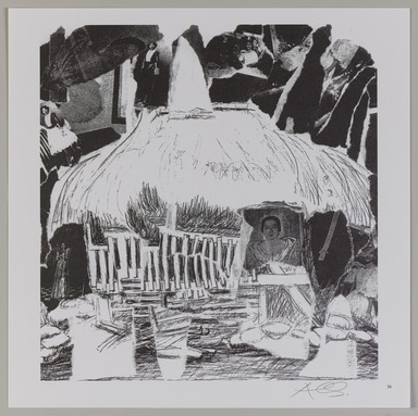 Athena Robles (American). <em>Epics</em>, 1998; published 1999, distributed 2022. Offset lithograph, sheet: 10 3/4 × 10 3/4 in. (27.3 × 27.3 cm). Brooklyn Museum, Gift of Eugenie Tsai, 2022.10.36 (Photo: Brooklyn Museum, 2022.10.36_PS20.jpg)