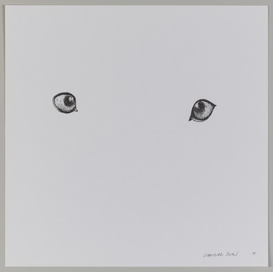 Carol Sun (American). <em>Ratchet @ 10</em>, 1997; published 1999, distributed 2022. Offset lithograph, sheet: 10 3/4 × 10 3/4 in. (27.3 × 27.3 cm). Brooklyn Museum, Gift of Eugenie Tsai, 2022.10.37 (Photo: Brooklyn Museum, 2022.10.37_PS20.jpg)