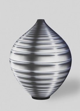 Michael Dickey (American, born 1979). <em>Untitled (Whitescape Series)</em>, 2021. Wheel-thrown glazed earthenware, 24 × 20 × 20 in. (61 × 50.8 × 50.8 cm). Brooklyn Museum, H. Randolph Lever Fund, 2022.14. © artist or artist's estate (Photo: Brooklyn Museum, 2022.14 _PS11.jpg)