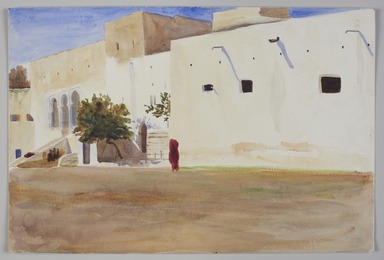 Emily Sargent (American, 1857 – 1936). <em>Tangier</em>, 1902. Pencil and watercolor, 12 × 18 in. (30.5 × 45.7 cm). Brooklyn Museum, Anonymous gift, 2022.57.16 (Photo: Brooklyn Museum, 2022.57.16_PS11.jpg)