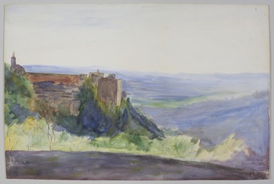 Emily Sargent (American, 1857 – 1936). <em>Alhambra</em>. Pencil and watercolor, 12 1/4 × 18 1/2 in. (31.1 × 47 cm). Brooklyn Museum, Anonymous gift, 2022.57.8 (Photo: Brooklyn Museum, 2022.57.8_PS11.jpg)