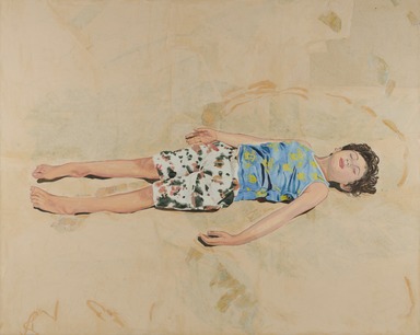 María Berrío (Colombian, born 1982). <em>Ozymandias</em>, 2022. Collage with Japanese paper and watercolor paint on canvas, 72 × 90 in. (182.9 × 228.6 cm). Brooklyn Museum, Gift of Sally Taylor and Ralph Tawil, in honor of the Brooklyn Museum's 200th Anniversary, 2023.19. © artist or artist's estate (Photo: Brooklyn Museum, 2023.19_cropped_PS22.jpg)