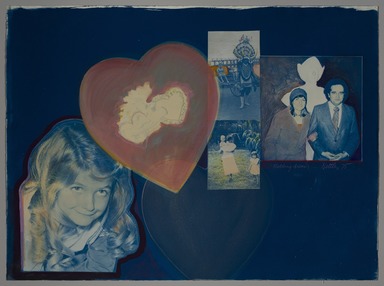 Bea Nettles (American, born 1946). <em>Wedding Dream</em>, 1975. Printed on artist’s paper using non-silver processes and hand coloring, 19 × 25 in. (48.3 × 63.5 cm). Brooklyn Museum, Gift of the Artist with additional support from the ‎Emily Winthrop Miles Fund, 2023.25.2. © artist or artist's estate (Photo: Brooklyn Museum, 2023.25.2_PS20.jpg)