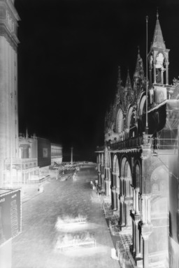 Vera Lutter (German, born 1960). <em>Piazza Leoni, Venice, XIV: November 20, 2005</em>, 2005. Gelatin silver photograph, sheet: 83 1/4 × 56 in. (211.5 × 142.2 cm). Brooklyn Museum, The Sir Mark Fehrs Haukohl Photography Collection at the Los Angeles County Museum of Art and Brooklyn Museum, 2023.52.12. © artist or artist's estate (Photo: Photo: Vera Lutter Studio, 2023.52.12_Vera_Lutter_Studio.jpg)
