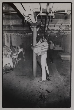 Fred McDarrah (1926–2007, American, b. Brooklyn, NY). <em>Untitled (Gay Activist Alliance Firehouse), New York, New York, June 11, 1971</em>, 6/11/1971. Gelatin silver print (vintage), sheet: 8 × 10 in. (20.3 × 25.4 cm). Brooklyn Museum, Gift from the Goldman-Sonnenfeldt Family, 2023.69.21. © artist or artist's estate (Photo: Brooklyn Museum, 2023.69.21_PS11.jpg)