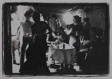 Fred McDarrah (1926–2007, American, b. Brooklyn, NY). <em>Untitled (Gay Activist Alliance Firehouse), New York, New York, June 11, 1971</em>, 6/11/1971. RC Print, sheet: 8 × 10 in. (20.3 × 25.4 cm). Brooklyn Museum, Gift from the Goldman-Sonnenfeldt Family, 2023.69.22. © artist or artist's estate (Photo: Brooklyn Museum, 2023.69.22_PS11.jpg)