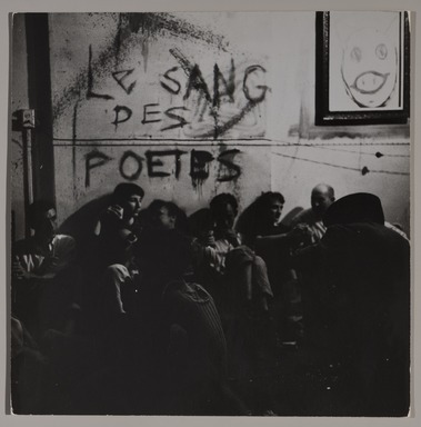 Fred McDarrah (1926–2007, American, b. Brooklyn, NY). <em>An East Village Party, Some Smoke Pot Some Don't, July 25, 1969</em>, 7/25/1959. Gelatin silver print (vintage), sheet: 8 × 10 in. (20.3 × 25.4 cm). Brooklyn Museum, Gift from the Goldman-Sonnenfeldt Family, 2023.69.26. © artist or artist's estate (Photo: Brooklyn Museum, 2023.69.26_PS11.jpg)