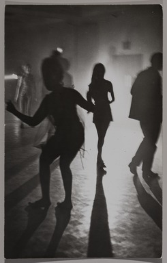 Fred McDarrah (1926–2007, American, b. Brooklyn, NY). <em>Untitled ("Rock Flow" at Broadway Central Hotel), New York, New York, November 11, 1966</em>, 11/11/1966. Gelatin silver print (vintage), sheet: 8 × 10 in. (20.3 × 25.4 cm). Brooklyn Museum, Gift from the Goldman-Sonnenfeldt Family, 2023.69.34. © artist or artist's estate (Photo: Brooklyn Museum, 2023.69.34_PS11.jpg)