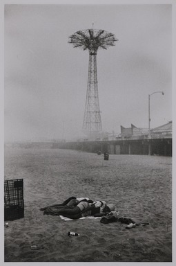 Robert Frank (American, born Switzerland, 1924–2019). <em>Coney Island, 4th of July</em>, 1958. Gelatin silver print, image: 10 3/8 × 6 3/4 in. (26.4 × 17.1 cm). Brooklyn Museum, Gift of The June Leaf and Robert Frank Foundation, in honor of the Brooklyn Museum’s 200th Anniversary, 2024.28.10. © artist or artist's estate (Photo: Brooklyn Museum, 2024.28.10_PS20.jpg)