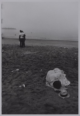 Robert Frank (American, born Switzerland, 1924–2019). <em>Coney Island, 4th of July</em>, 1958. Gelatin silver print, image: 16 1/4 × 11 in. (41.3 × 27.9 cm). Brooklyn Museum, Gift of The June Leaf and Robert Frank Foundation, in honor of the Brooklyn Museum’s 200th Anniversary, 2024.28.15. © artist or artist's estate (Photo: Brooklyn Museum, 2024.28.15_PS20.jpg)