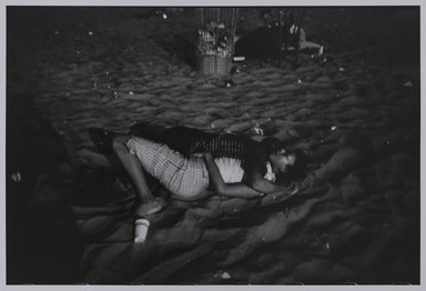 Robert Frank (American, born Switzerland, 1924–2019). <em>Coney Island, 4th of July</em>, 1958. Gelatin silver print, image: 11 × 16 1/4 in. (27.9 × 41.3 cm). Brooklyn Museum, Gift of The June Leaf and Robert Frank Foundation, in honor of the Brooklyn Museum’s 200th Anniversary, 2024.28.16. © artist or artist's estate (Photo: Brooklyn Museum, 2024.28.16_PS20.jpg)