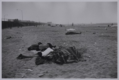 Robert Frank (American, born Switzerland, 1924–2019). <em>Coney Island, 4th of July</em>, 1958. Gelatin silver print, image: 8 5/8 × 13 in. (21.9 × 33 cm). Brooklyn Museum, Gift of The June Leaf and Robert Frank Foundation, in honor of the Brooklyn Museum’s 200th Anniversary, 2024.28.19. © artist or artist's estate (Photo: Brooklyn Museum, 2024.28.19_PS20.jpg)