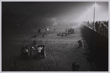 Robert Frank (American, born Switzerland, 1924–2019). <em>Coney Island, 4th of July</em>, 1958. Gelatin silver print, image: 8 1/2 × 13 in. (21.6 × 33 cm). Brooklyn Museum, Gift of The June Leaf and Robert Frank Foundation, in honor of the Brooklyn Museum’s 200th Anniversary, 2024.28.22. © artist or artist's estate (Photo: Brooklyn Museum, 2024.28.22_PS20.jpg)