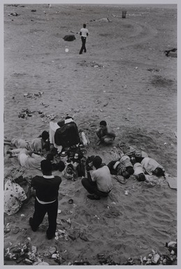 Robert Frank (American, born Switzerland, 1924–2019). <em>Coney Island, 4th of July</em>, 1958. Gelatin silver print, image: 12 1/2 × 8 1/4 in. (31.8 × 21 cm). Brooklyn Museum, Gift of The June Leaf and Robert Frank Foundation, in honor of the Brooklyn Museum’s 200th Anniversary, 2024.28.26. © artist or artist's estate (Photo: Brooklyn Museum, 2024.28.26_PS20.jpg)