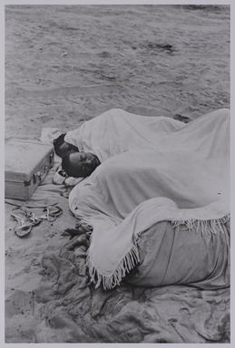 Robert Frank (American, born Switzerland, 1924–2019). <em>Coney Island, 4th of July</em>, 1958. Gelatin silver print, image: 12 1/8 × 8 1/8 in. (30.8 × 20.6 cm). Brooklyn Museum, Gift of The June Leaf and Robert Frank Foundation, in honor of the Brooklyn Museum’s 200th Anniversary, 2024.28.7. © artist or artist's estate (Photo: Brooklyn Museum, 2024.28.7_PS20.jpg)