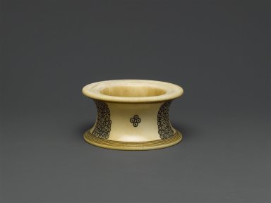 Possibly Fur. <em>Bracelet</em>, late 19th or early 20th century. Ivory, 1 7/8 x 3 1/2 x 3 1/2 in.  (4.8 x 8.9 x 8.9 cm). Brooklyn Museum, Museum Expedition 1922, Robert B. Woodward Memorial Fund, 22.1942. Creative Commons-BY (Photo: Brooklyn Museum, 22.1942_PS6.jpg)