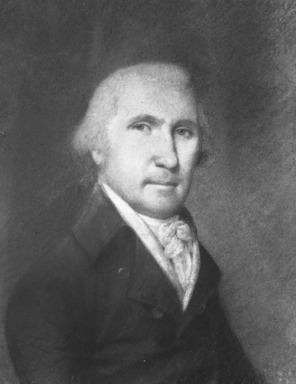 James Sharples (American, born England, ca. 1751-1811). <em>Portrait of John Chesnut</em>, ca. 1796-1811. Pastel on tan paper, 9 7/16 x 7 3/8 in. (24 x 18.7 cm). Brooklyn Museum, Museum Collection Fund, 24.74 (Photo: Brooklyn Museum, 24.74_acetate_bw.jpg)