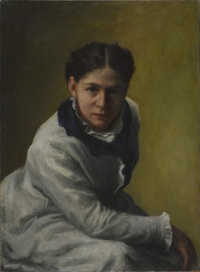 Jane E. Bartlett (American, active ca. 1872-1899). <em>Sarah Cowell LeMoyne</em>, 1877. Oil on canvas, 30 1/16 x 22 1/16 in. (76.4 x 56 cm). Brooklyn Museum, Gift of Mrs. A. Augustus Healy, 24.84 (Photo: Brooklyn Museum, 24.84_PS11.jpg)