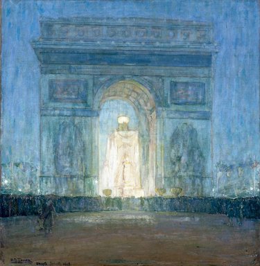 Henry Ossawa Tanner (American, 1859-1937). <em>The Arch</em>, 1919. Oil on canvas, 39 1/4 x 38 3/16 in. (99.7 x 97 cm). Brooklyn Museum, Gift of Alfred W. Jenkins, 32.10 (Photo: Brooklyn Museum, 32.10_SL1.jpg)