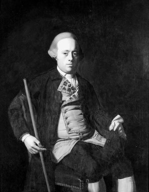 John Singleton Copley (American, 1738-1815). <em>Portrait of John Lane</em>, ca. 1770. Oil on canvas, 49 5/8 x 39 1/2 in. (126 x 100.3 cm). Brooklyn Museum, Museum Collection Fund, 32.1605 (Photo: Brooklyn Museum, 32.1605_bw.jpg)
