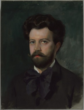 Emil Fuchs (American, born Austria, 1866-1929). <em>Self Portrait</em>, 1905. Oil on canvas, 24 x 18 in. (61 x 45.7 cm). Brooklyn Museum, Gift of the Estate of Emil Fuchs, 32.199.34 (Photo: Brooklyn Museum, 32.199.34_PS9.jpg)