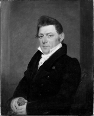 John Paradise (American, 1783–1833). <em>John Baltic Gassner</em>, 1827. Oil on canvas, 29 15/16 x 24 1/8 in. (76 x 61.2 cm). Brooklyn Museum, Bequest of George H. Betts, 33.142 (Photo: Brooklyn Museum, 33.142_after_treatment_bw.jpg)