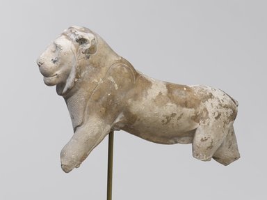  <em>Sculptor's Model of a Walking Lion</em>, ca. 664–30 B.C.E. Limestone, 3 x 6 1/2 x 12 in. (7.6 x 16.5 x 30.5 cm). Brooklyn Museum, Charles Edwin Wilbour Fund, 33.190. Creative Commons-BY (Photo: Brooklyn Museum, 33.190_PS9.jpg)