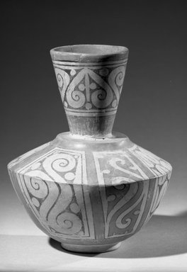  <em>Extended Neck Jar</em>. Ceramic, pigment Brooklyn Museum, Museum Expedition 1931, Museum Collection Fund, 33.448.52. Creative Commons-BY (Photo: Brooklyn Museum, 33.448.52_acetate_bw.jpg)