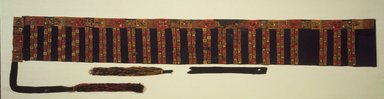 Paracas. <em>Skirt</em>, 0-100 C.E. Camelid fiber, height (incomplete): 123 5/8 in. (314 cm); 16 1/8 in. (41 cm). Brooklyn Museum, Alfred W. Jenkins Fund, 34.1592. Creative Commons-BY (Photo: Brooklyn Museum, 34.1592.jpg)