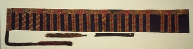 Paracas. <em>Skirt</em>, 0–100 C.E. Camelid fiber, height (incomplete): 123 5/8 in. (314 cm); 16 1/8 in. (41 cm). Brooklyn Museum, Alfred W. Jenkins Fund, 34.1592. Creative Commons-BY (Photo: Brooklyn Museum, 34.1592.jpg)