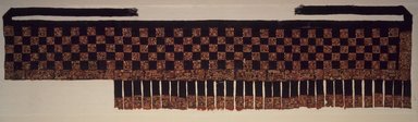 Nazca. <em>Skirt</em>, 100-200 C.E. Camelid fiber, 116 9/16 x 26 3/8 in.  (296.0 x 67.0 cm). Brooklyn Museum, Alfred W. Jenkins Fund, 34.1593. Creative Commons-BY (Photo: Brooklyn Museum, 34.1593.jpg)
