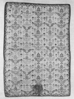  <em>Textile</em>. Patterned silk Brooklyn Museum, Gift of Pratt Institute, 34.382. Creative Commons-BY (Photo: Brooklyn Museum, 34.382_bw.jpg)
