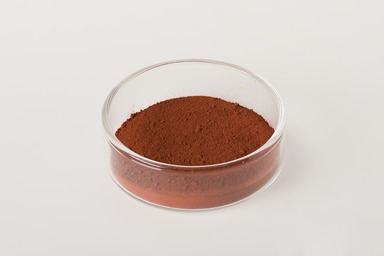  <em>Red Pigment</em>, ca. 1352-1336 B.C.E. Red ochre pigment, 1 3/8 x 1 15/16 in. (3.5 x 5 cm). Brooklyn Museum, Gift of the Egypt Exploration Society, 34.6048a. Creative Commons-BY (Photo: Brooklyn Museum, 34.6048a_overall_PS20.jpg)