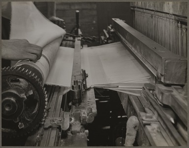 Lewis Wickes Hine (American, 1874–1940). <em>Loom from the Front</em>, 1933. Gelatin silver print, image: 13 1/2 x 10 1/2 in. (34.3 x 26.7 cm). Brooklyn Museum, Gift of Shelton Looms, 34.6091.13 (Photo: Brooklyn Museum, 34.6091.13_PS11.jpg)