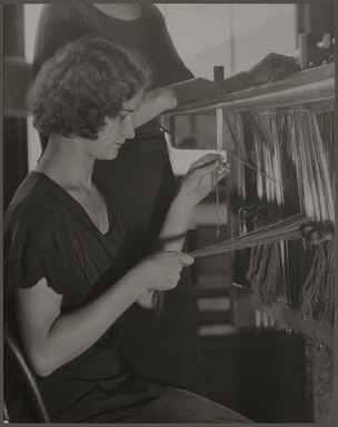 Lewis Wickes Hine (American, 1874–1940). <em>Preparing a Harness</em>, 1933. Gelatin silver print, image: 9 1/2 x 7 1/2 in. (24.1 x 19.1 cm). Brooklyn Museum, Gift of Shelton Looms, 34.6091.7 (Photo: Brooklyn Museum, 34.6091.7_PS11.jpg)
