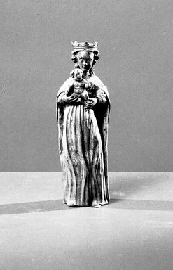  <em>Madonna and Child</em>. Sculpture, H: 4 1/8 in. (10.5 cm). Brooklyn Museum, Brooklyn Museum Collection, 35.1015. Creative Commons-BY (Photo: Brooklyn Museum, 35.1015_acetate_bw.jpg)