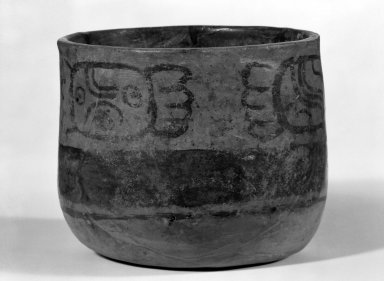  <em>Bowl</em>. Painted ceramic Brooklyn Museum, A. Augustus Healy Fund, 35.1493. Creative Commons-BY (Photo: Brooklyn Museum, 35.1493_bw.jpg)