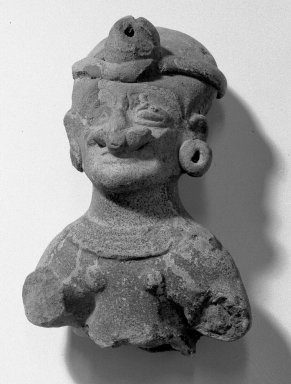  <em>Bust of Figure</em>. Stone Brooklyn Museum, Ella C. Woodward Memorial Fund, 35.1669. Creative Commons-BY (Photo: Brooklyn Museum, 35.1669_acetate_bw.jpg)