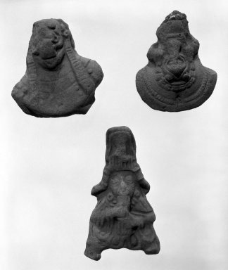  <em>Head of Jaguar Figure</em>. Gray clay Brooklyn Museum, Frank Sherman Benson Fund and Henry L. Batterman Fund, 37.3027PA. Creative Commons-BY (Photo: , 35.1695_35.1834_37.3027PA_group_bw.jpg)