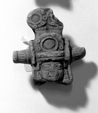  <em>Fragment of Idol</em>. Clay Brooklyn Museum, Gift of Dr. Ernest Franco, 35.1817. Creative Commons-BY (Photo: Brooklyn Museum, 35.1817_acetate_bw.jpg)