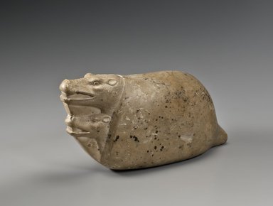  <em>Mating Hippopotami</em>, 664–30 B.C.E. Limestone, 5 1/2 x 3 3/4 x 11 1/2 in. (14 x 9.5 x 29.2 cm). Brooklyn Museum, Charles Edwin Wilbour Fund, 36.262. Creative Commons-BY (Photo: Brooklyn Museum (Gavin Ashworth,er), 36.262_Gavin_Ashworth_photograph.jpg)