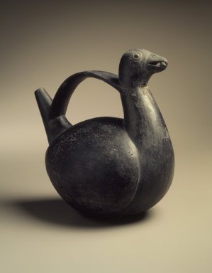 Lambayeque Chimú. <em>Effigy Vessel in Form of a Bird</em>, ca.1100-1400. Ceramic, 7 9/16 x 5 1/2 x 7 1/2 in. (19.2 x 14 x 19.1 cm). Brooklyn Museum, Gift of Mrs. Eugene Schaefer, 36.318. Creative Commons-BY (Photo: Brooklyn Museum, 36.318.jpg)