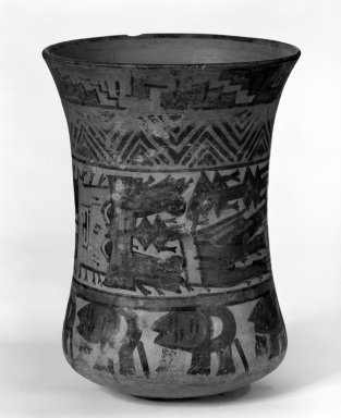  <em>Jar</em>. Ceramic Brooklyn Museum, Gift of Mrs. Eugene Schaefer, 36.341. Creative Commons-BY (Photo: Brooklyn Museum, 36.341_bw.jpg)